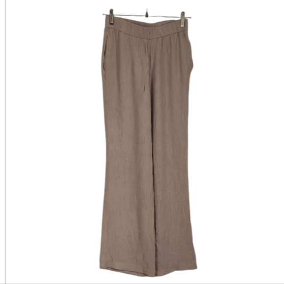 Zara Taupe Textured Pants Size S - Picture 1 of 3